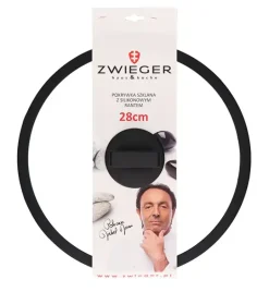 ZWIEGER OBSIDIAN Komplet patelni 20, 24, 28 cm + pokrywka 24, 28 cm / powłoka GREBLON non- stick/