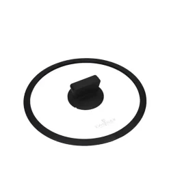 ZWIEGER OBSIDIAN Komplet patelni 20, 24, 28 cm + pokrywka 24, 28 cm / powłoka GREBLON non- stick/