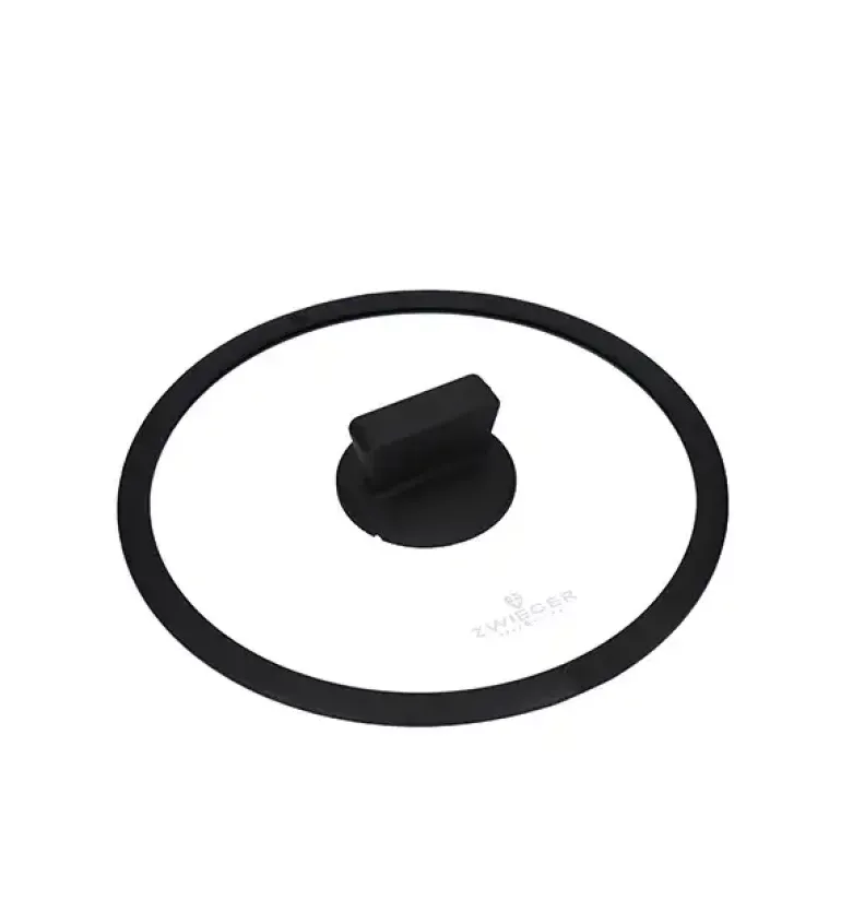ZWIEGER OBSIDIAN Komplet patelni 20, 24, 28 cm + pokrywka 24, 28 cm / powłoka GREBLON non- stick/