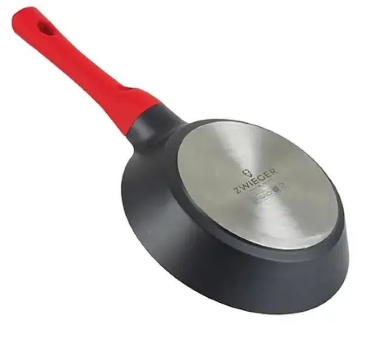 ZWIEGER OBSIDIAN Komplet patelni 20, 24, 28 cm + pokrywka 24, 28 cm / powłoka GREBLON non- stick/