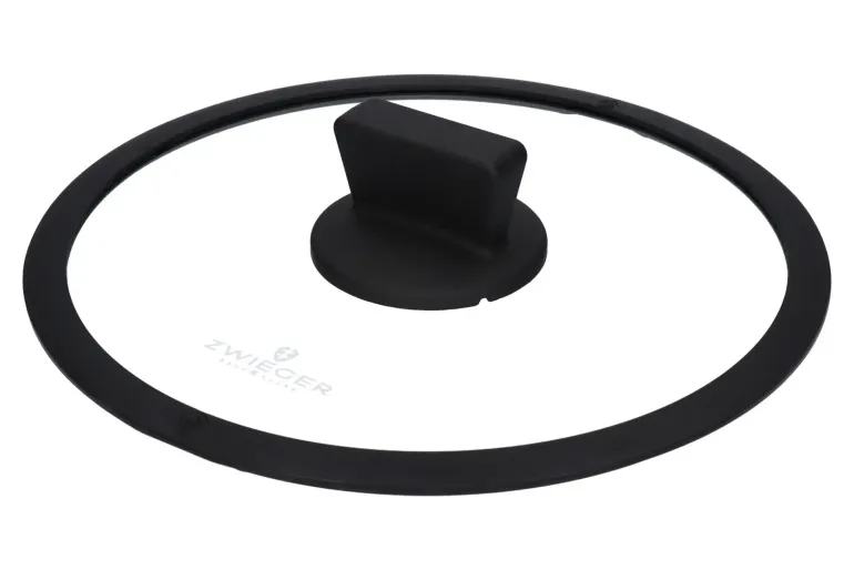 ZWIEGER OBSIDIAN Komplet patelni z pokrywkami / powłoka GREBLON non- stick / 24, 28 cm