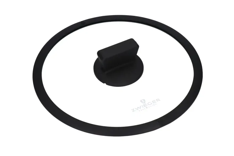 ZWIEGER OBSIDIAN Komplet patelni z pokrywkami / powłoka GREBLON non- stick / 24, 28 cm