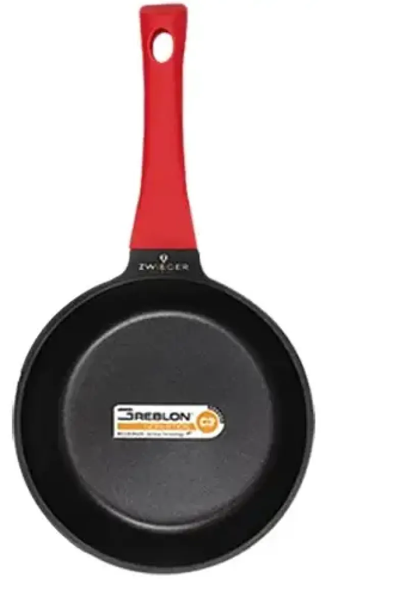 ZWIEGER OBSIDIAN Komplet patelni 24, 28 cm + pokrywki + patelnia grillowa 28 cm / powłoka GREBLON non- stick