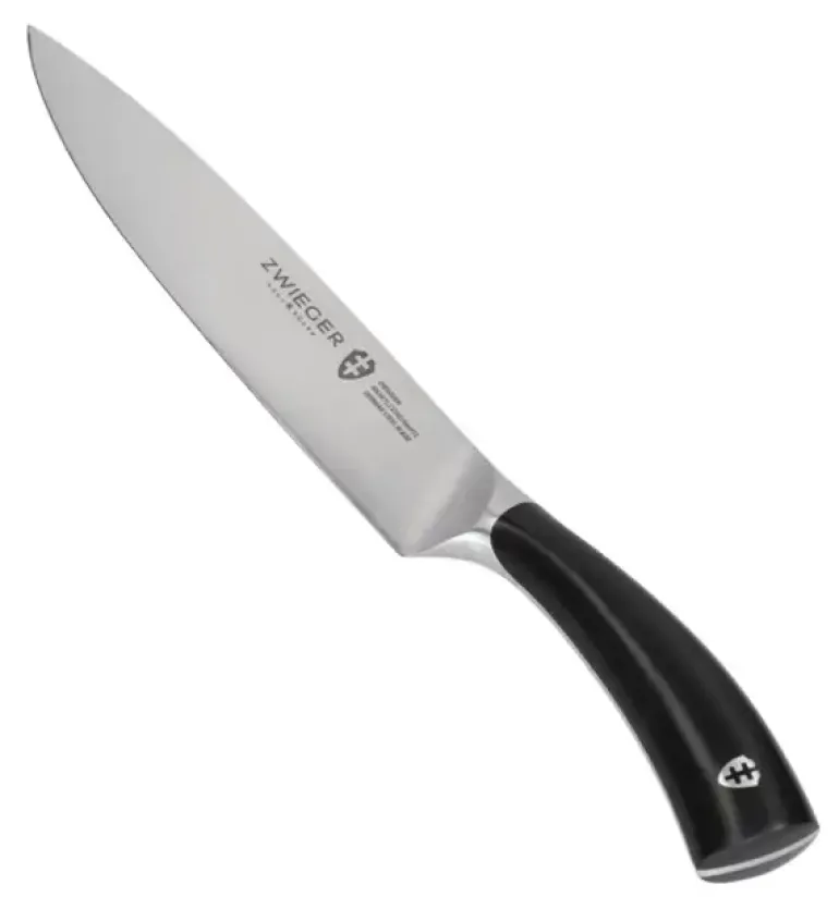 ZWIEGER OBSIDIAN Nóż kuchenny / do plastrowania 20 cm / niemiecka stal nierdzewna