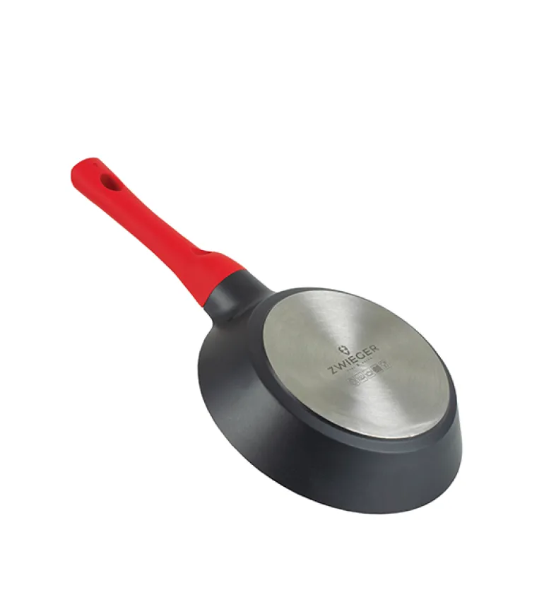 ZWIEGER OBSIDIAN Patelnia 20 cm powłoką GREBLON non- stick + pokrywka uniwersalna Tadar