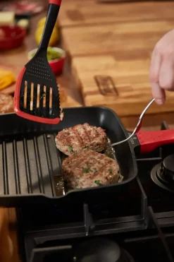 ZWIEGER OBSIDIAN Patelnia grillowa 28 cm GREBLON non- stick