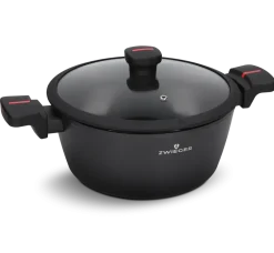 ZWIEGER RED LINE Garnek 4 L z pokrywką 24 cm / powłoka TitanEX