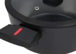 ZWIEGER RED LINE Komplet garnków z pokrywkami 18, 20, 24 cm + Patelnie 20, 28 cm + Pokrywki szklane