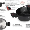 ZWIEGER RED LINE Komplet garnków z pokrywkami 18, 20, 24 cm / powłoka nieprzywierająca TitanEX