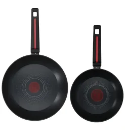 ZWIEGER RED LINE Komplet patelni 20, 28 cm + pokrywki szklane / powłoka TitanEX