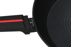 ZWIEGER RED LINE Komplet patelni 20, 24, 28 cm + pokrywki szklane / powłoka nieprzywierająca TitanEX