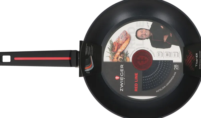 ZWIEGER RED LINE Patelnia 28 cm / powłoka nieprzywierająca TitanEX