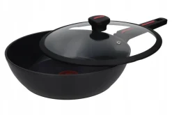 ZWIEGER RED LINE Patelnia głęboka z pokrywką 28 cm / powłoka nieprzywierająca TitanEX