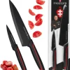 ZWIEGER RED LINE Zestaw noży 2 el / nóż szefa kuchni 20 cm + nóż do warzyw i owoców 9 cm
