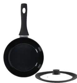 ZWIEGER ROCCA Patelnia 28 cm + pokrywka silikonowa | aluminium | powłoka ceramiczna | indukcja