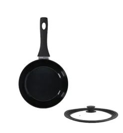 ZWIEGER ROCCA Patelnia 20 cm + pokrywka silikonowa | aluminium | powłoka ceramiczna | indukcja
