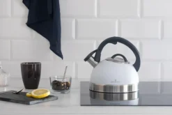 ZWIEGER ROCCA WHITE Czajnik 2,5 L | biały | stal nierdzewna indukcja