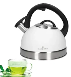 ZWIEGER ROCCA WHITE Czajnik 2,5 L | biały | stal nierdzewna indukcja