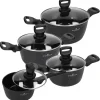 ZWIEGER STIGA Komplet Garnki 8 el | aluminium | powłoka ceramiczna | indukcja