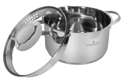 ZWIEGER VERON Garnek 3,9 l z pokrywką 22 cm / stal nierdzewna