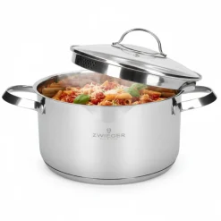 ZWIEGER VERON Garnek 3,9 l z pokrywką 22 cm / stal nierdzewna