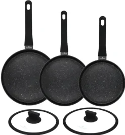 ZWIEGER VERON Komplet patelni 20, 24, 28 cm + Pokrywki Zwieger 24, 28 cm