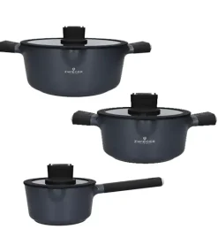 ZWIEGER VESNA Komplet 3 garnków z pokrywkami / non-stick / indukcja