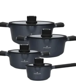 ZWIEGER VESNA Komplet 4 garnków z pokrywkami / non-stick / indukcja