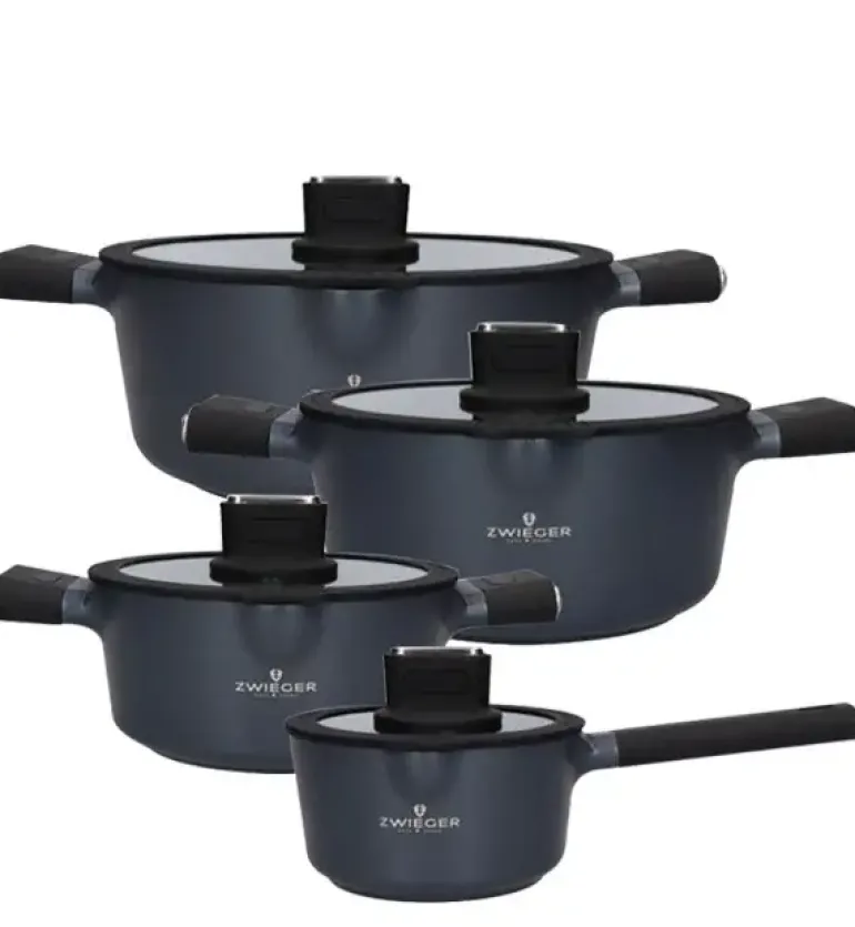 ZWIEGER VESNA Komplet 4 garnków z pokrywkami / non-stick / indukcja