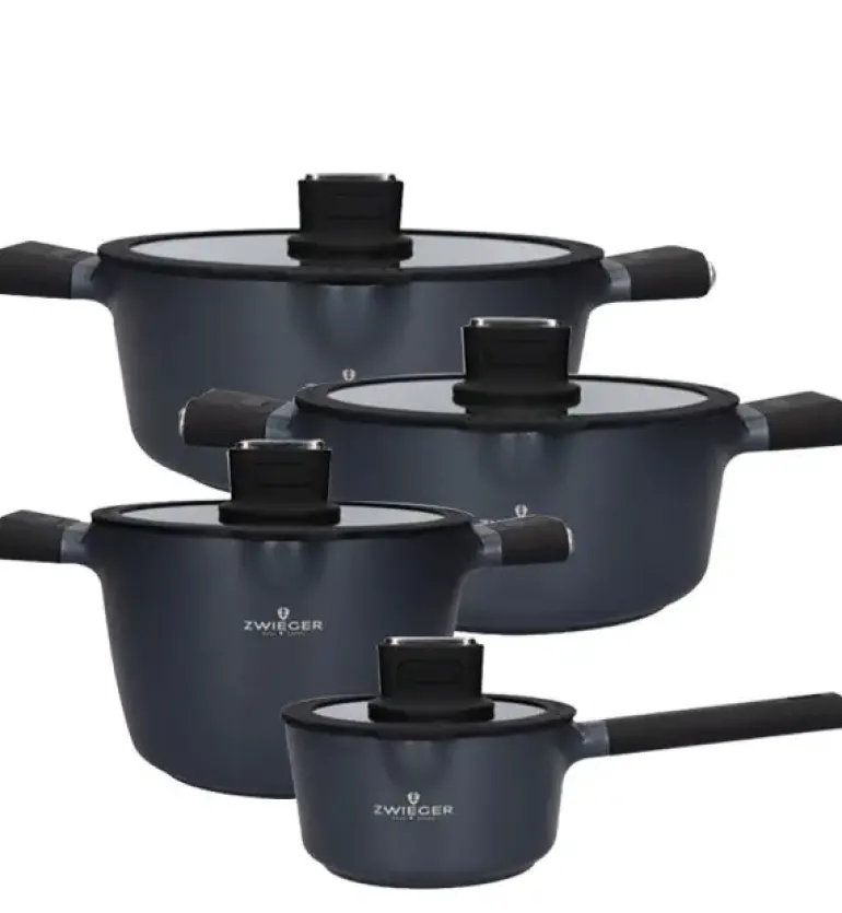 ZWIEGER VESNA Komplet 4 garnków z pokrywkami / non-stick / indukcja