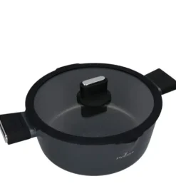 ZWIEGER VESNA Komplet 3 garnków z pokrywkami + Rondel 16 cm + Patelnie 20, 24, 28 cm + Brytfanna VERON + Pokrywki silikonowe KAIA HOME