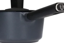 ZWIEGER VESNA Komplet 3 garnków z pokrywkami + Rondel 16 cm + Patelnie 20, 24, 28 cm + Brytfanna VERON + Pokrywki silikonowe KAIA HOME