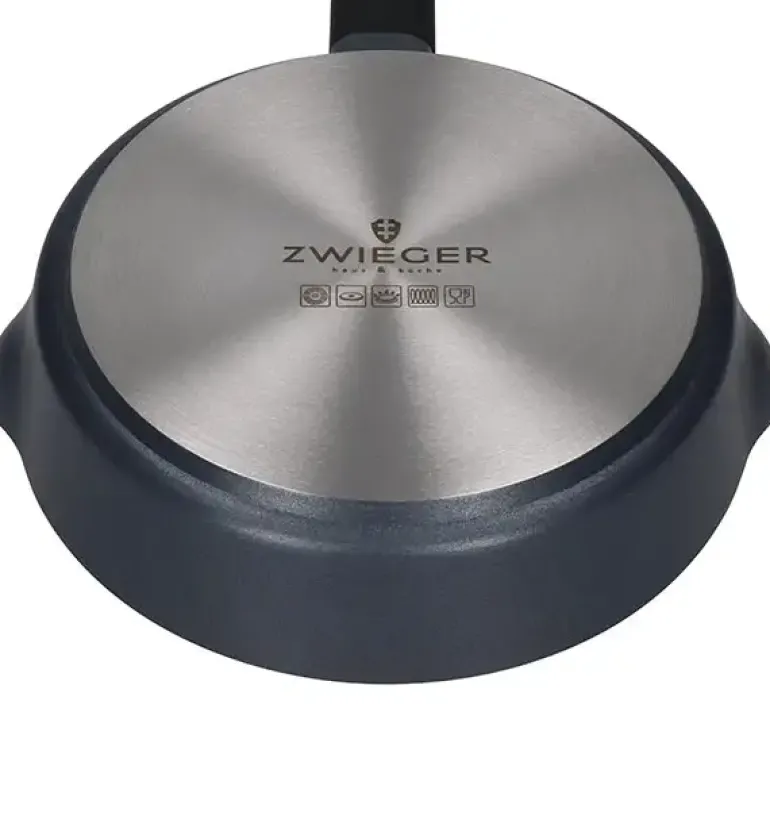 ZWIEGER VESNA Komplet 3 Patelni 20, 24, 28 cm + Pokrywki KAIA HOME / non-stick / indukcja