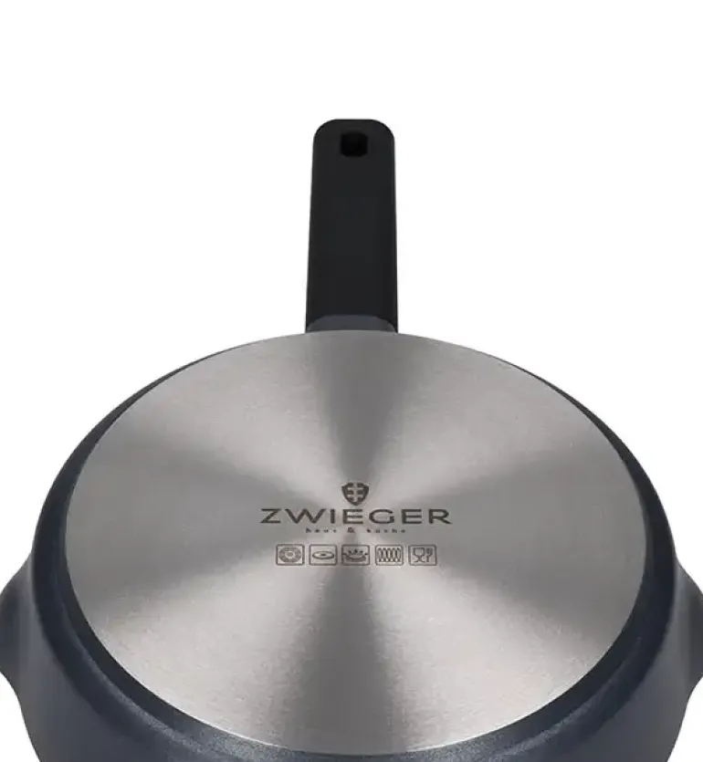 ZWIEGER VESNA Komplet 3 patelni 20, 24, 28 cm + pokrywki / non-stick / indukcja