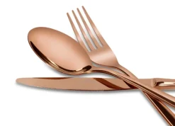 ZWIEGER VESPER COPPERY Sztućce komplet 48 elementów dla 12 osób / miedziane