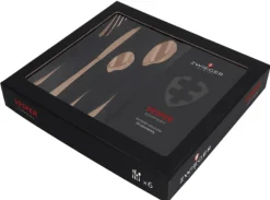 ZWIEGER VESPER COPPERY Sztućce komplet 48 elementów dla 12 osób / miedziane