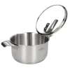 ZWIEGER VISIONARY Komplet 3 garnki z pokrywkami 16, 20, 24 cm / stal nierdzewna / indukcja