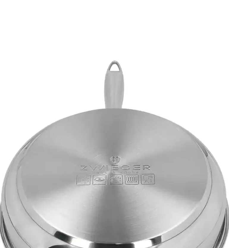 ZWIEGER VISIONARY Patelnia stalowa 28 cm / powłoka XYLAN PPG PLUS / indukcja