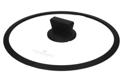 ZWIEGER Zestaw pokrywek silikonowych 24 + 28 cm / Szkło hartowane